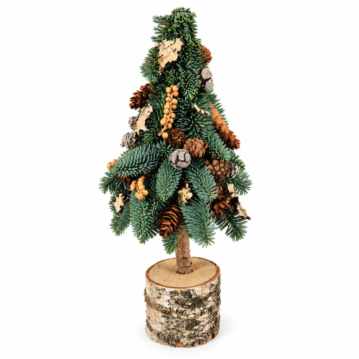 Rustic Natural Woodland Christmas Tree