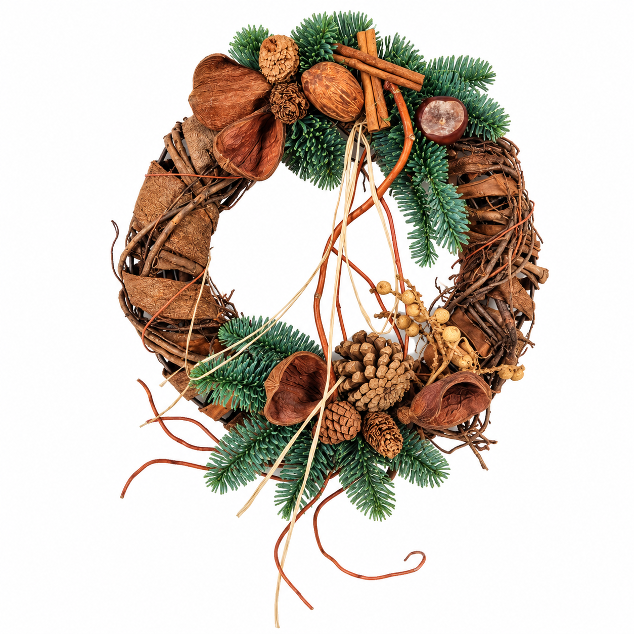 Rustic Woodland Wreath with Botanicals